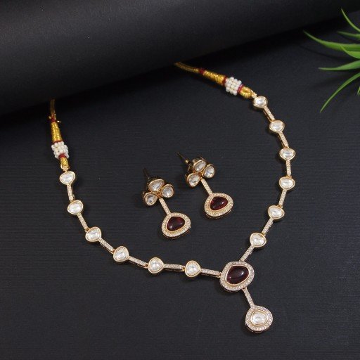 Desirable Real Kundan Necklace Set