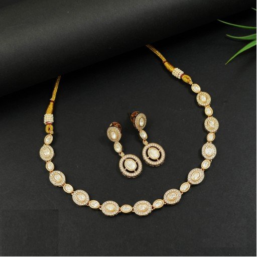 Beautiful Real Kundan Necklace Set