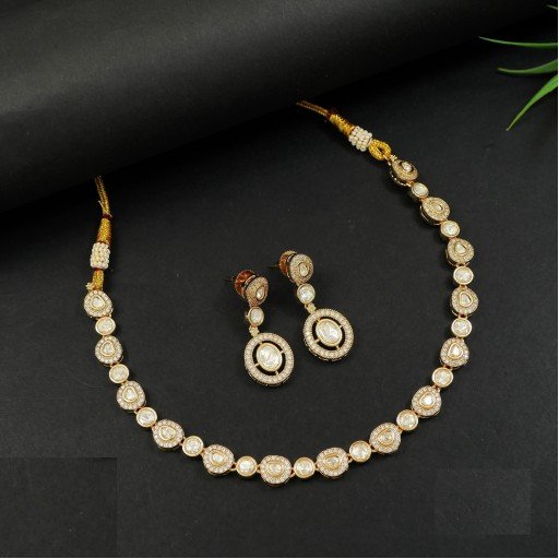 Captivating Real Kundan Necklace Set