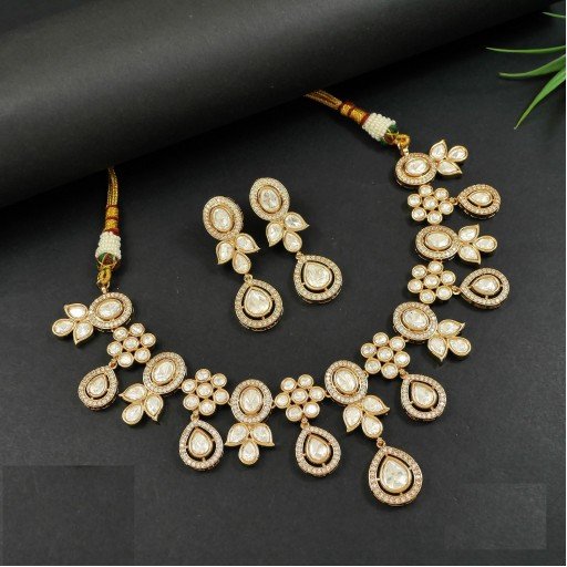 Charismatic Real Kundan Necklace Set