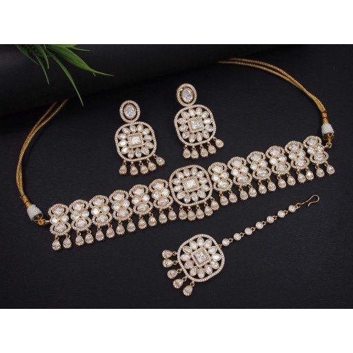 Presentable Real Kundan Necklace Set