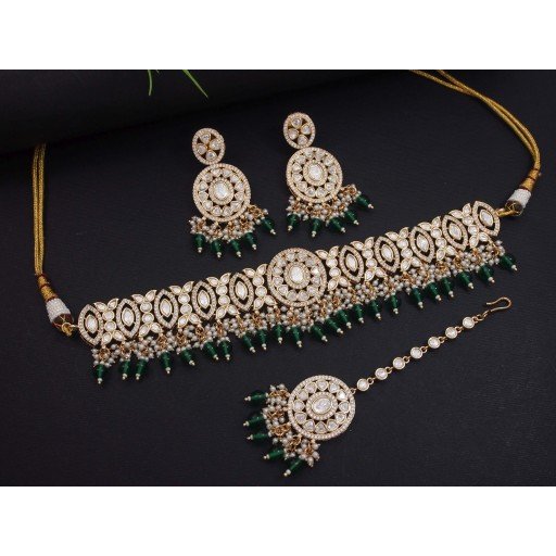 Radiant Real Kundan Necklace Set