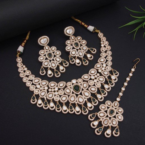 Ravishing Real Kundan Necklace Set