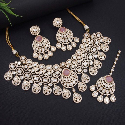 Resplendent Real Kundan Necklace Set