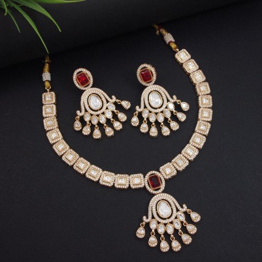 Desirable Real Kundan Necklace Set