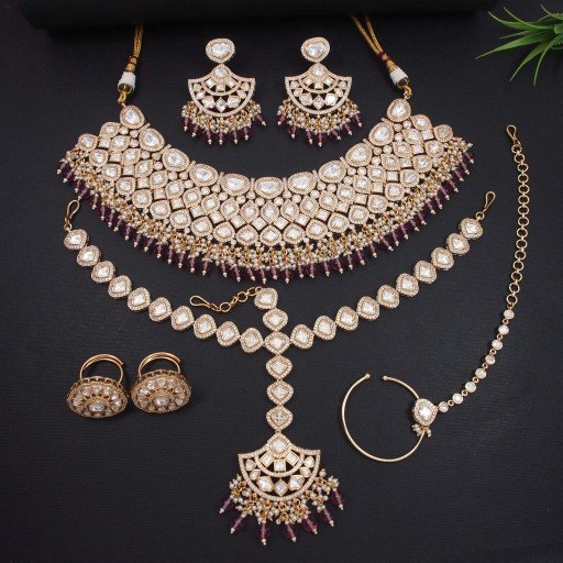 Presentable Real Kundan Necklace Set
