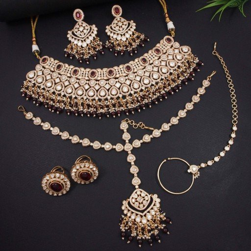 Radiant Real Kundan Necklace Set