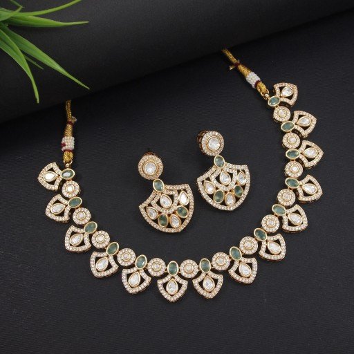 Resplendent Real Kundan Necklace Set