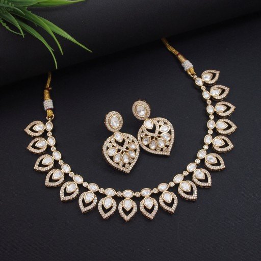 Antique Real Kundan Necklace Set