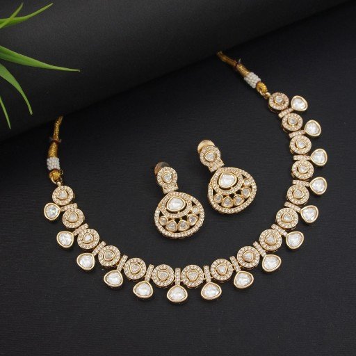 Captivating Real Kundan Necklace Set