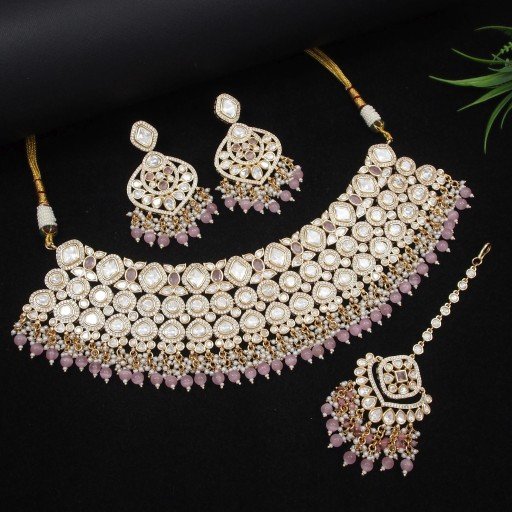 Ravishing Real Kundan Necklace Set