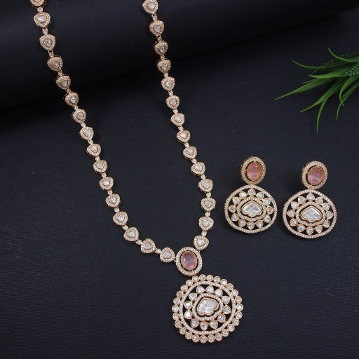 Charming Real Kundan Necklace Set