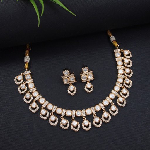 Antique Real Kundan Necklace Set
