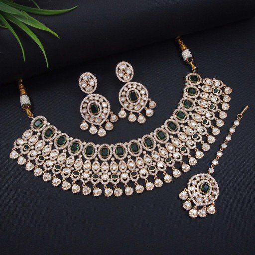 Charismatic Real Kundan Necklace Set