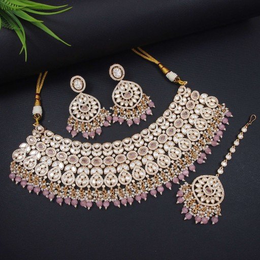 Engaging Real Kundan Necklace Set