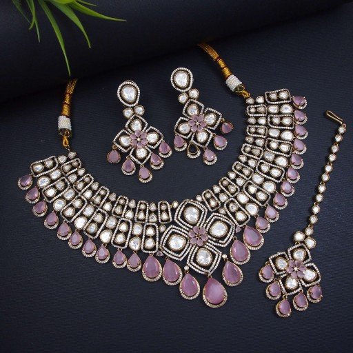 Radiant Real Kundan Necklace Set
