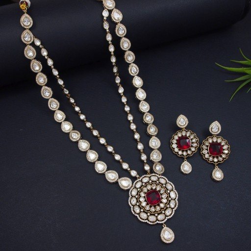 Charismatic Real Kundan Necklace Set