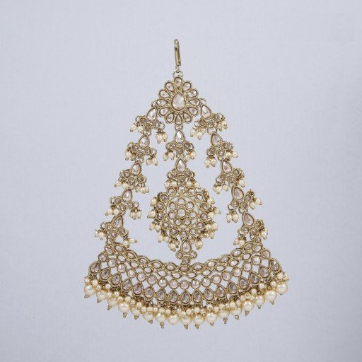 Elegant With Traditional Work Polki Pasa  