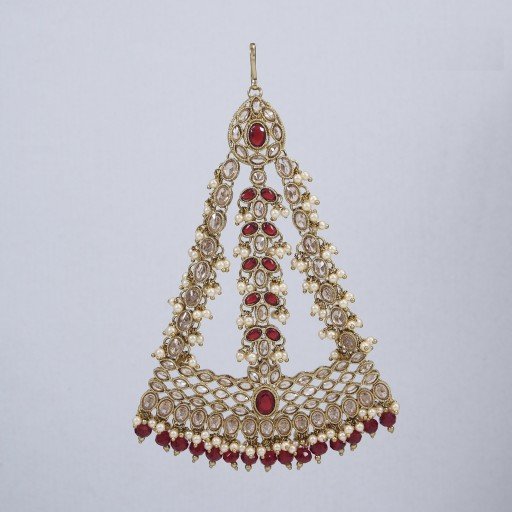 Glorious With Traditional Work Polki Pasa  