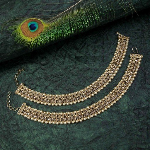 Captivating Polki Payal