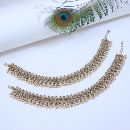 Captivating Polki Payal