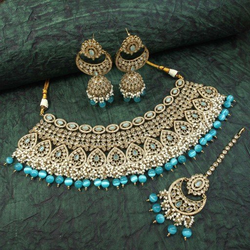 Magnificent Polki Semi Bridal Set