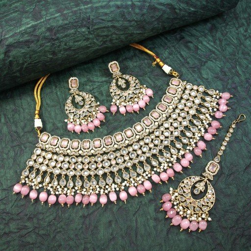 Pleasant Polki Semi Bridal Set