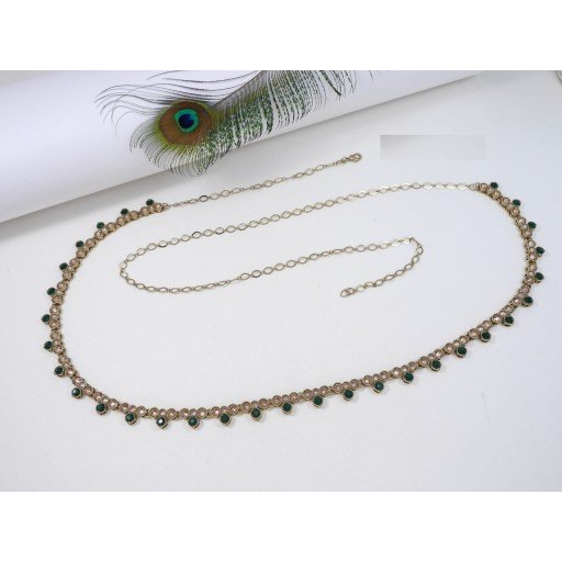 Engaging Polki Waist Belt